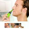 Male Nose Hair Trimmer 2in1 Facial Epilator - Rechargeable, Waterproof, Portable - Nose Hair, Ear Hair, Eyebrow Hair Chin Hair