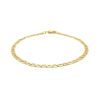 3.2mm 14k Yellow Gold Mariner Link Anklet