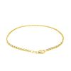 2.3mm 10k Yellow Gold Rolo Anklet