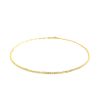 14k Yellow Gold Sparkle Anklet 1.5mm