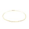 14K Yellow Gold Fine Paperclip Anklet (1.5mm)
