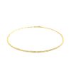 10k Yellow Gold Sparkle Anklet 1.5mm