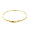 2.0mm 10k Yellow Gold Diamond Cut Rope Anklet