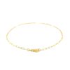 14K Yellow Gold Fine Paperclip Anklet (1.5mm)