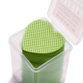 200PCS Wipes Paper Cotton Eyelash Glue Remover Wipe Mouth Of The Glue Bottle Prevent Clogging Glue Cleaner Pads Lash Extension (Color: 200Pcs Green)