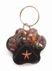 Calming Dog Charms EMF 5G Protection Paw Print over 25 pounds Chakra Crystals